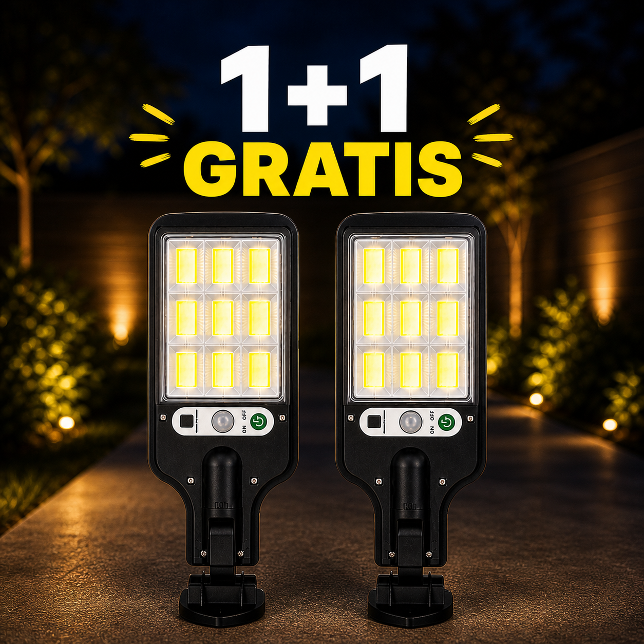 Solarna Lampa ( 108 Dioda ) - 1 + 1 GRATIS