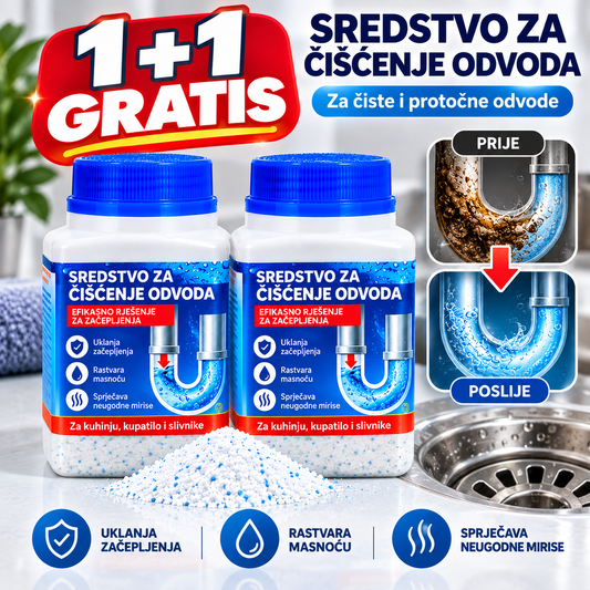 Tornado prah - Sredstvo za čiste i protočne odvode (  1+1 GRATIS )